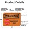 Signmission Employees Only With Symbol OSHA Warning Sign, Plastic, 24in W x 18in L, 2PK OS-2PACK-WS-P-1824-L-12114 - alternate 2